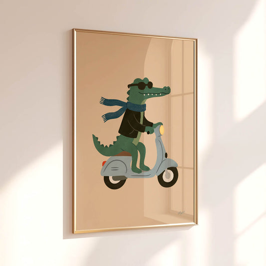 Cool Croc Cruiser Poster