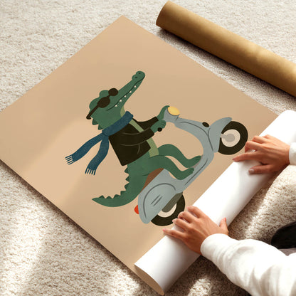 Cool Croc Cruiser Poster