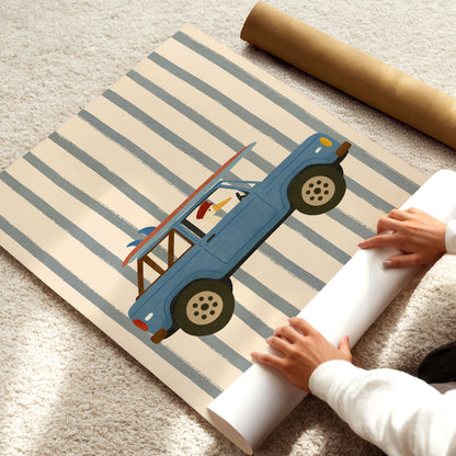 Surf Road Trip Poster